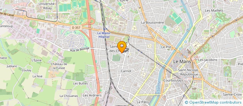 localisation de l'entreprise MONSIEUR ANTHONY TAILLEFERT à LE MANS