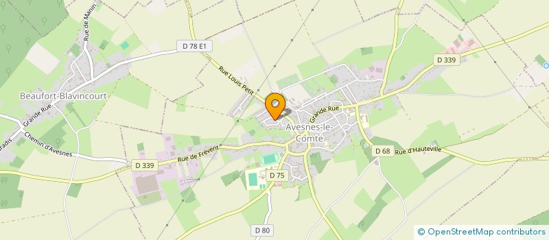 localisation de l'entreprise MONSIEUR ANTHONY TAILLIEZ  AVESNES-LE-COMTE