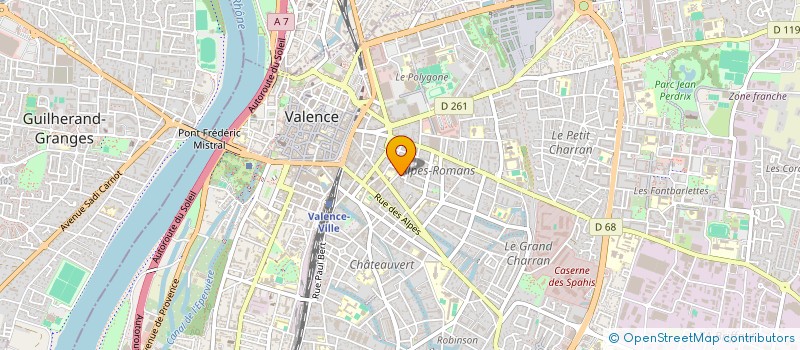 localisation de l'entreprise MONSIEUR ANTHONY TALLARON à VALENCE