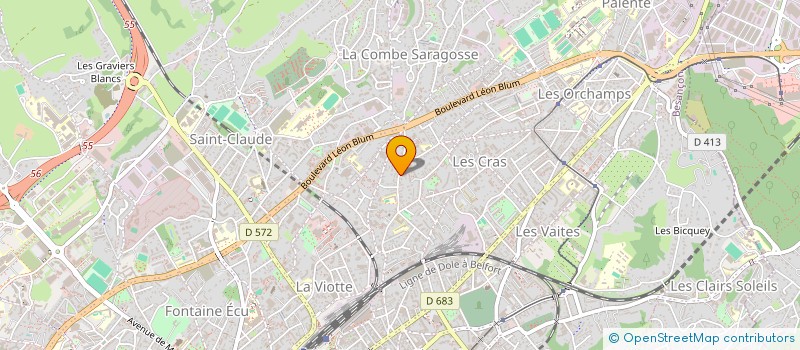 localisation de l'entreprise MONSIEUR ANTHONY TALLENAYE  BESANCON