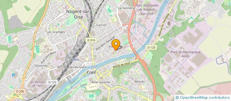 localisation de l'entreprise MONSIEUR ANTHONY TAMOT  CREIL