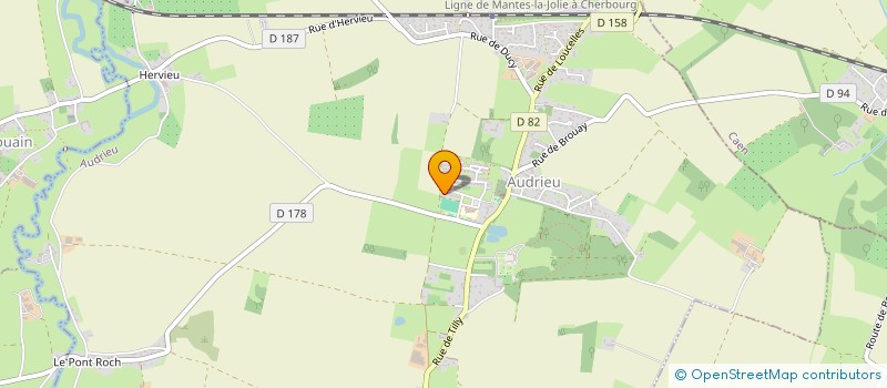 localisation de l'entreprise MONSIEUR ANTHONY TANQUEREL  AUDRIEU