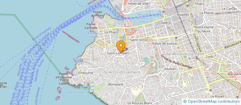 localisation de l'entreprise MONSIEUR ANTHONY TARDIEU à MARSEILLE
