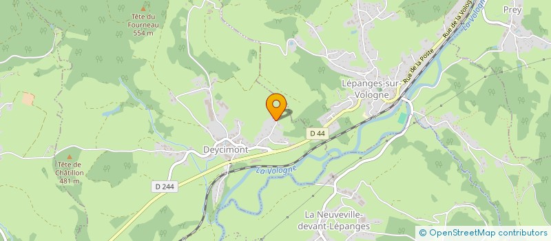 localisation de l'entreprise MONSIEUR ANTHONY TASSIN  DEYCIMONT