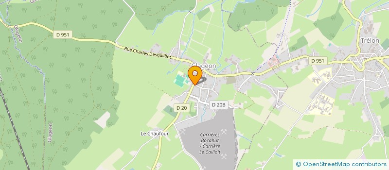 localisation de l'entreprise MONSIEUR ANTHONY TASSOU  GLAGEON