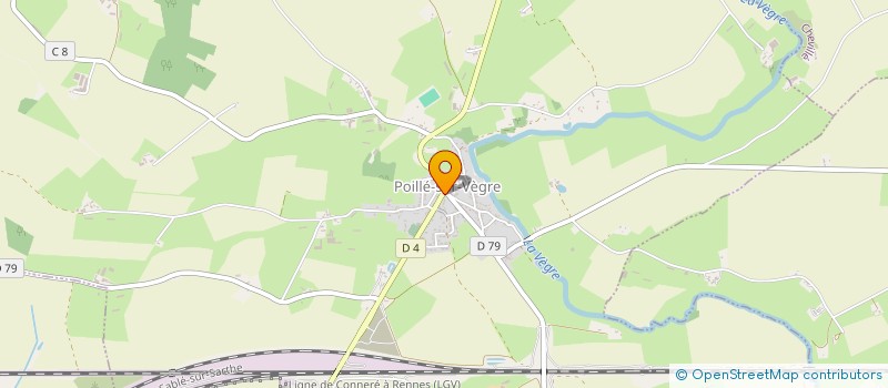 localisation de l'entreprise MONSIEUR ANTHONY TAUDON  POILLE-SUR-VEGRE