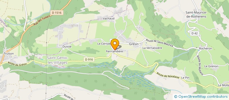 localisation de l'entreprise MONSIEUR ANTHONY TAVEL  SAINT-GENIX-LES-VILLAGES