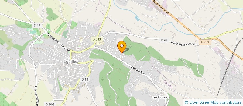 localisation de l'entreprise MONSIEUR ANTHONY TEISSIER  EGUILLES