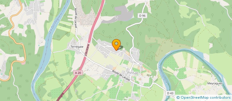 localisation de l'entreprise MONSIEUR ANTHONY THAMIE  PINSAC