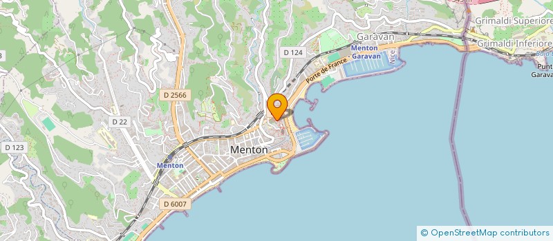localisation de l'entreprise MONSIEUR ANTHONY THEPAUT à MENTON
