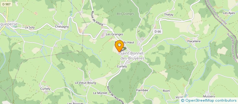 localisation de l'entreprise MONSIEUR ANTHONY THEVENET  SAINT-BONNET-DES-BRUYERES