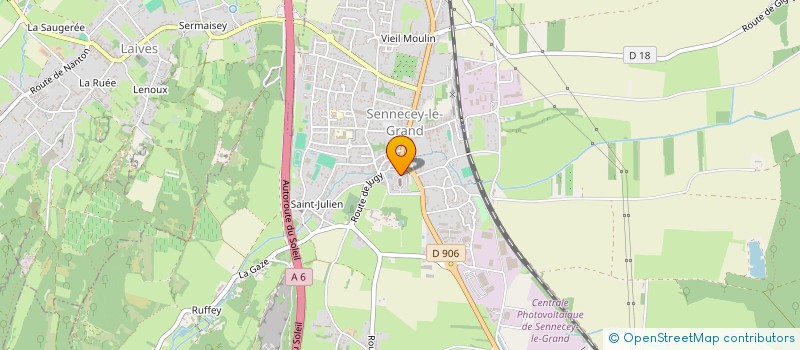 localisation de l'entreprise MONSIEUR ANTHONY THEVENIAUX  MARNAY