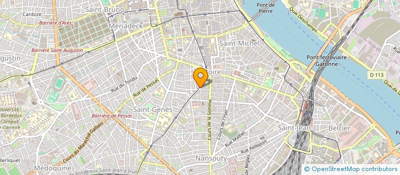 localisation de l'entreprise MONSIEUR ANTHONY THEZE  BORDEAUX