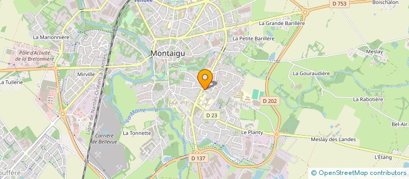 localisation de l'entreprise MONSIEUR ANTHONY THIBAUD à MONTAIGU-VENDEE