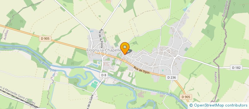 localisation de l'entreprise MONSIEUR ANTHONY THIBAUT  FLOGNY-LA-CHAPELLE