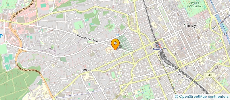 localisation de l'entreprise MONSIEUR ANTHONY THIEBAUX  NANCY