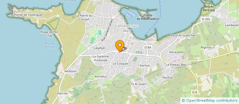 localisation de l'entreprise MONSIEUR ANTHONY THIERY  CAMARET-SUR-MER