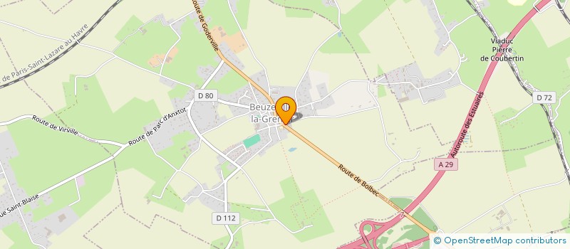 localisation de l'entreprise MONSIEUR ANTHONY THOMAS  BEUZEVILLE-LA-GRENIER