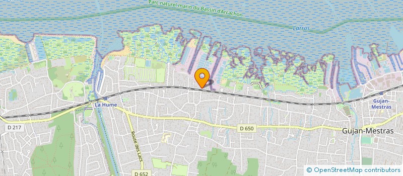 localisation de l'entreprise MONSIEUR ANTHONY THOMAS  GUJAN-MESTRAS