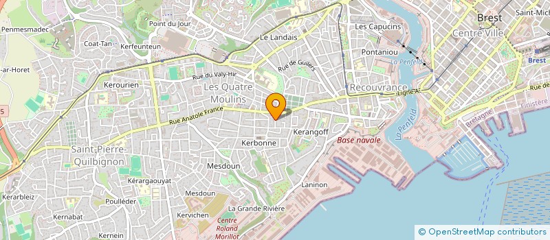 localisation de l'entreprise MONSIEUR ANTHONY THOMAS à BREST