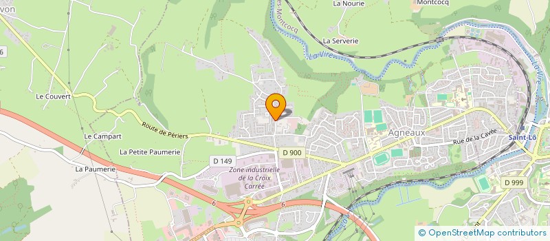 localisation de l'entreprise MONSIEUR ANTHONY THOMAS  AGNEAUX