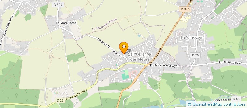 localisation de l'entreprise MONSIEUR ANTHONY THOUMIRE  SAINT-PIERRE-DES-FLEURS