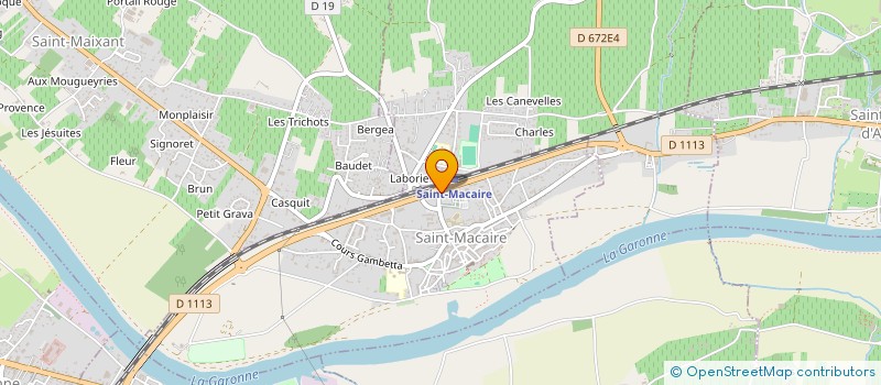 localisation de l'entreprise MONSIEUR ANTHONY THOUVIGNON  SAINT-MACAIRE