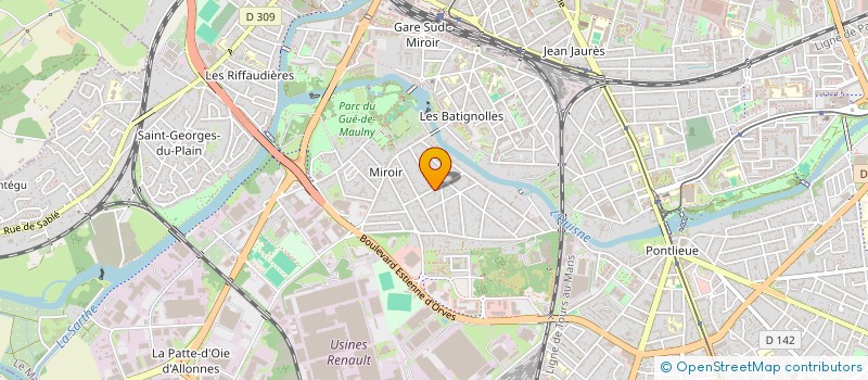 localisation de l'entreprise MONSIEUR ANTHONY TIMON  LE MANS