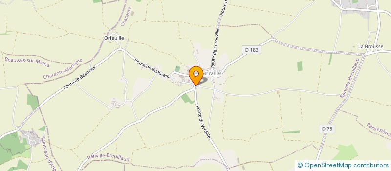 localisation de l'entreprise MONSIEUR ANTHONY TIPHONNET  RANVILLE-BREUILLAUD