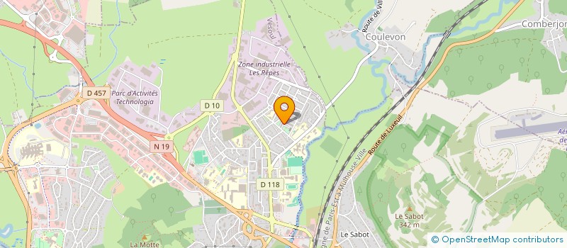 localisation de l'entreprise MONSIEUR ANTHONY TISON  VESOUL