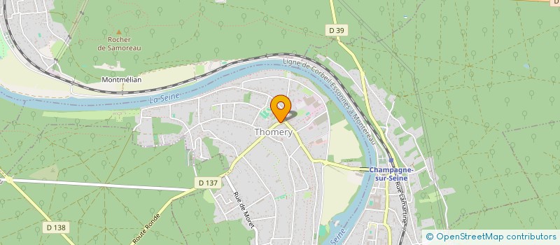 localisation de l'entreprise MONSIEUR ANTHONY TLOUZEAU  THOMERY