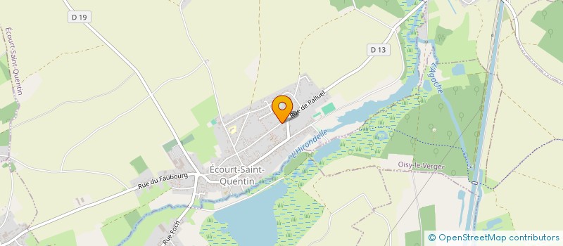 localisation de l'entreprise MONSIEUR ANTHONY TONELLE  ECOURT-SAINT-QUENTIN