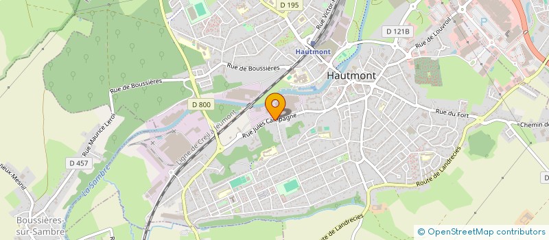 localisation de l'entreprise MONSIEUR ANTHONY TOUCHARD  HAUTMONT