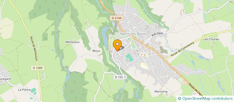localisation de l'entreprise MONSIEUR ANTHONY TOURTE à NERIS-LES-BAINS