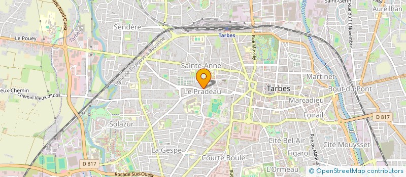 localisation de l'entreprise MONSIEUR ANTHONY TOUZEAU  TARBES