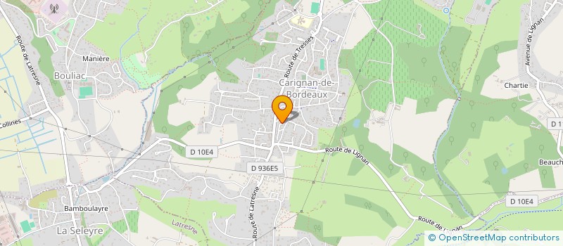 localisation de l'entreprise MONSIEUR ANTHONY TRAIN  CARIGNAN-DE-BORDEAUX