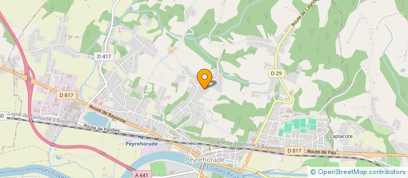 localisation de l'entreprise MONSIEUR ANTHONY TRIBOULAT  PEYREHORADE