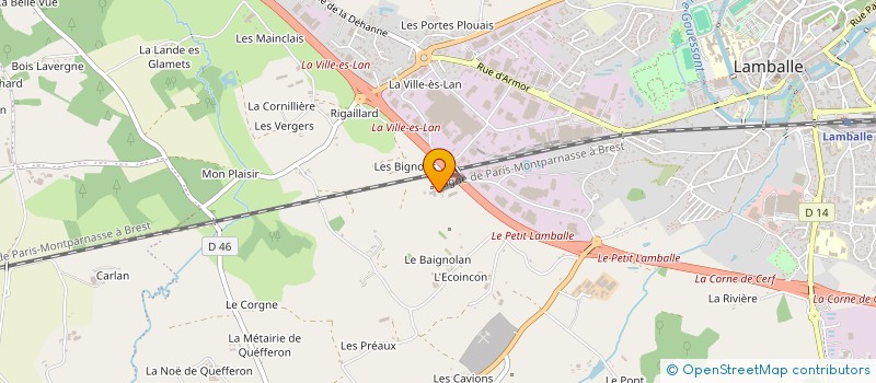 localisation de l'entreprise MONSIEUR ANTHONY TRONET  LAMBALLE-ARMOR