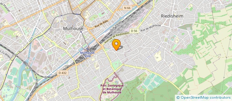 localisation de l'entreprise MONSIEUR ANTHONY TSCHIEGG  MULHOUSE