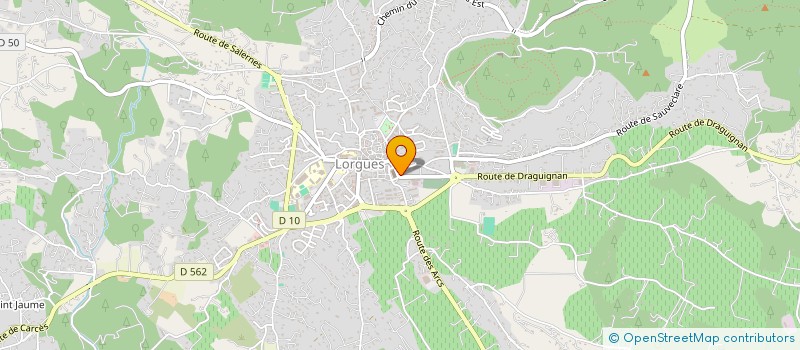 localisation de l'entreprise MONSIEUR ANTHONY TUDURY à LORGUES