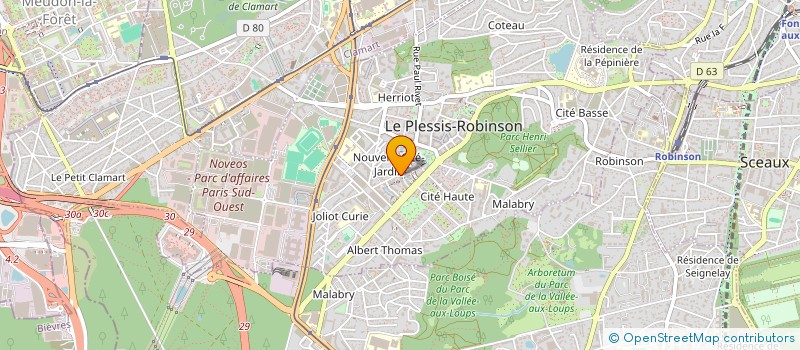 localisation de l'entreprise MONSIEUR ANTHONY TUIL à LE PLESSIS-ROBINSON