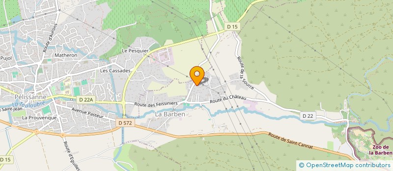 localisation de l'entreprise MONSIEUR ANTHONY TUR  PELISSANNE