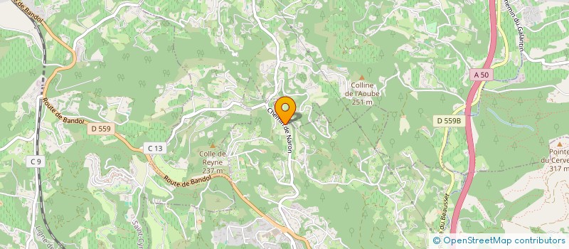 localisation de l'entreprise MONSIEUR ANTHONY TURC  BANDOL