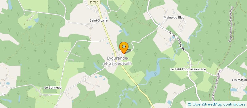 localisation de l'entreprise MONSIEUR ANTHONY VACHER  EYGURANDE-ET-GARDEDEUIL