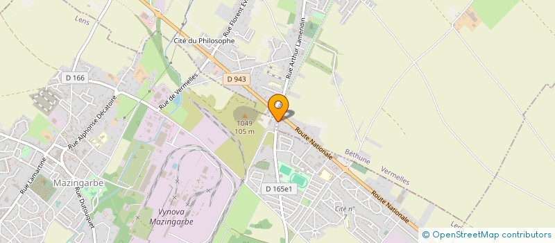 localisation de l'entreprise MONSIEUR ANTHONY VACOSSIN  VERMELLES