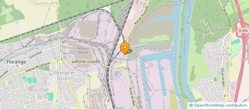 localisation de l'entreprise MONSIEUR ANTHONY VAIRO  FLORANGE