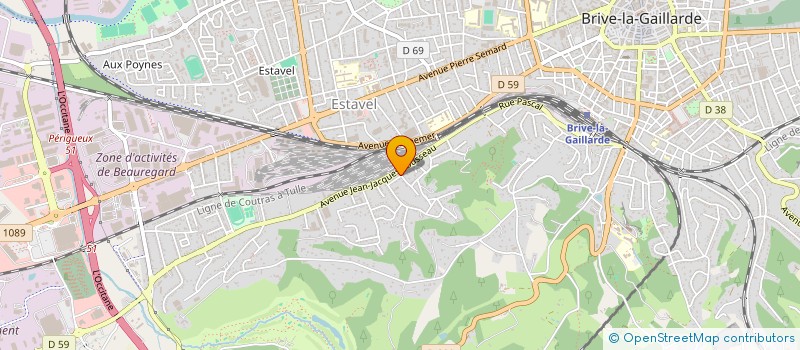 localisation de l'entreprise MONSIEUR ANTHONY VALEN  BRIVE-LA-GAILLARDE