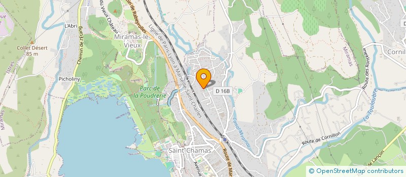 localisation de l'entreprise MONSIEUR ANTHONY VALERY  SAINT-CHAMAS