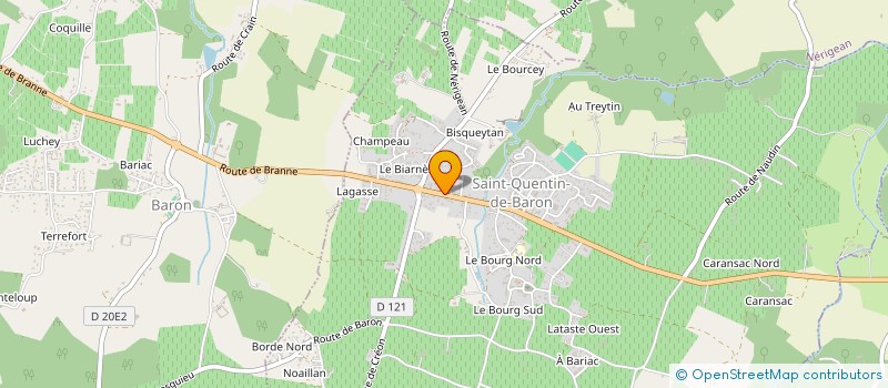 localisation de l'entreprise MONSIEUR ANTHONY VALLANCE  SAINT-QUENTIN-DE-BARON