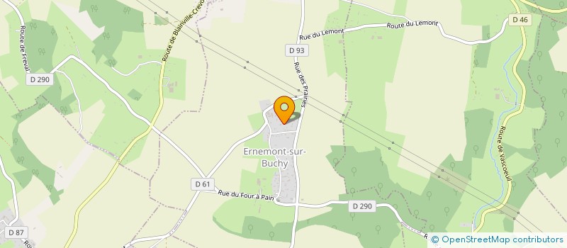 localisation de l'entreprise MONSIEUR ANTHONY VALLEE  ERNEMONT-SUR-BUCHY